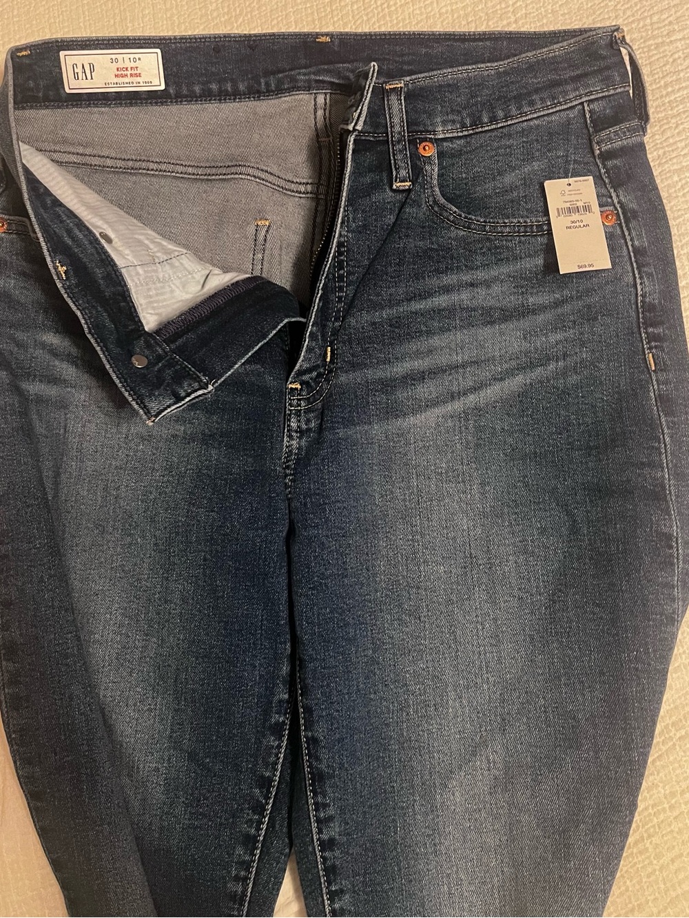 NWT GAP Kick Fit  Ankle High Rise Jeans Medium Wash 30 10 Reg - Picture 3 of 5